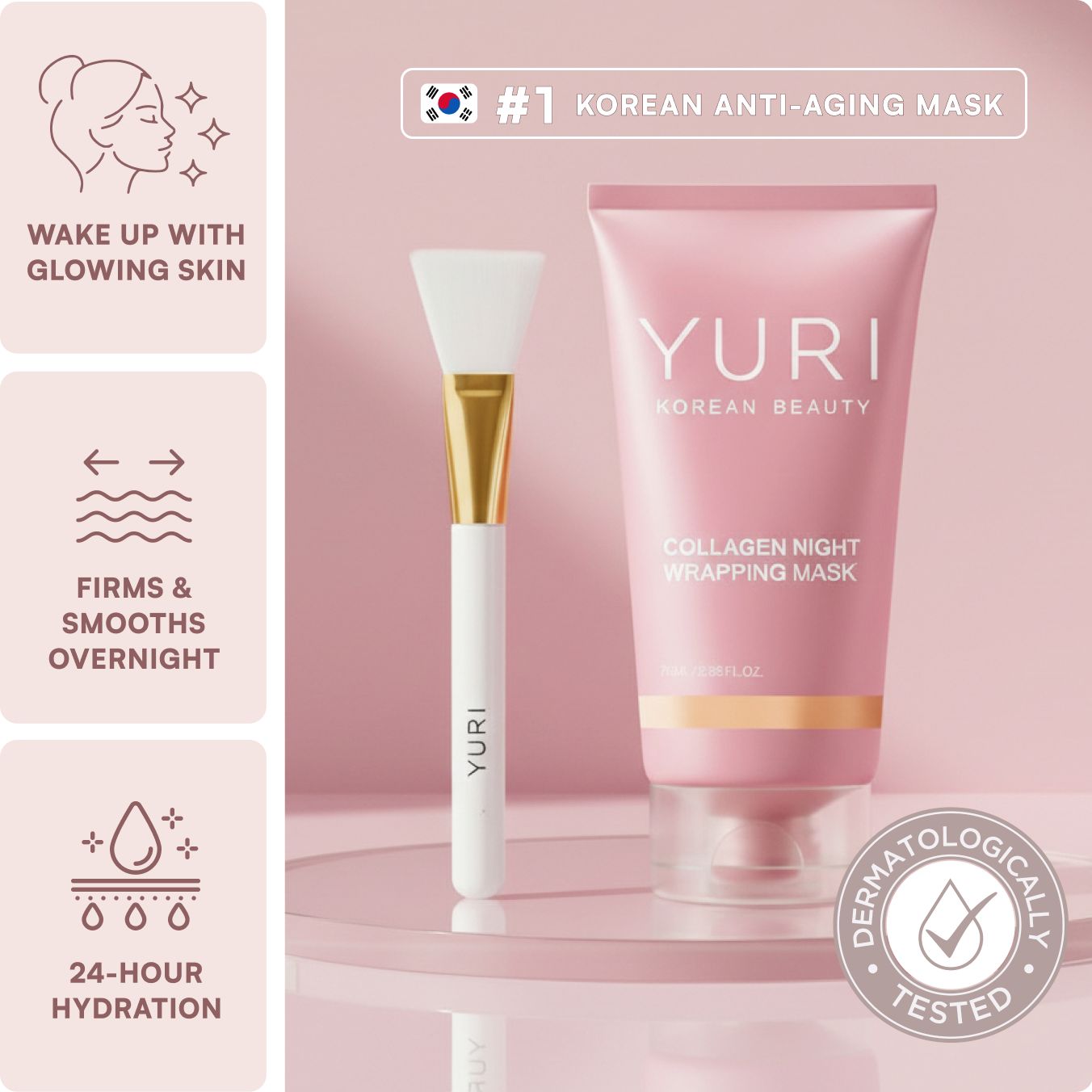 YURI Collagen Night Wrapping Mask